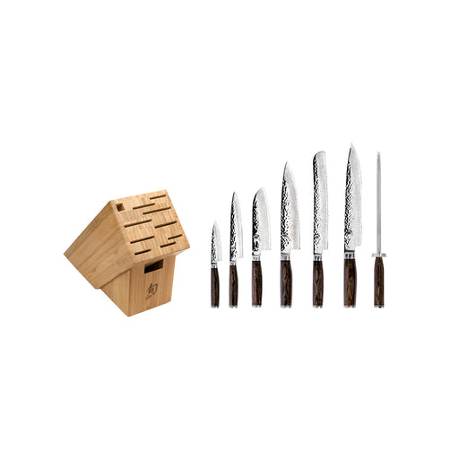 SHUN Shun Premier 6-Piece Steak Knife Set with Sidecar Block