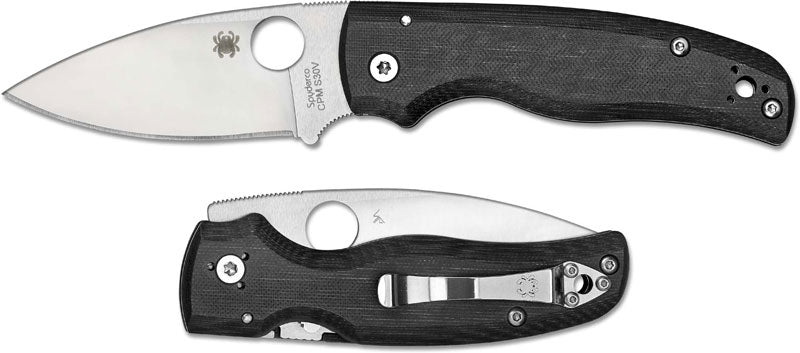 Spyderco Shaman Compression Lock Knife Black G-10 (3.58