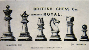 British Chess Company Improved Royal Chessmen, UK 1901/1902 Reproducti –  Staunton Castle