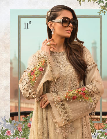Maria B Lawn 2022 Summer Dresses Collection UK, USA, Online Sale 11B
