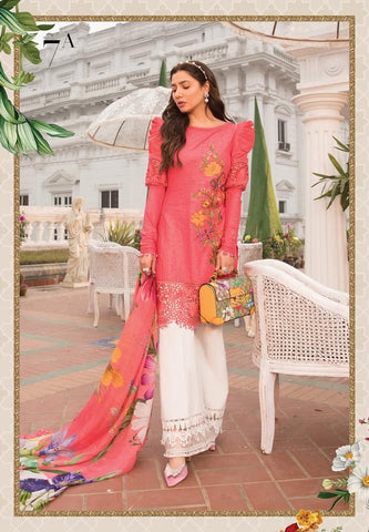 Maria B Lawn 2022 Summer Dresses Collection UK, USA, Online Sale 7A