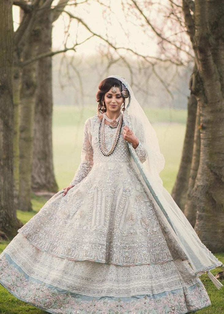 pakistani designer dresses in white colour