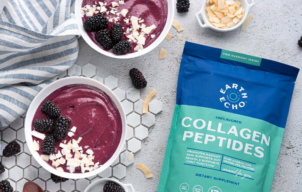 A Blackberry Collagen Smoothie Bowl Recipe For Radiant Skin – Earth Echo  Foods