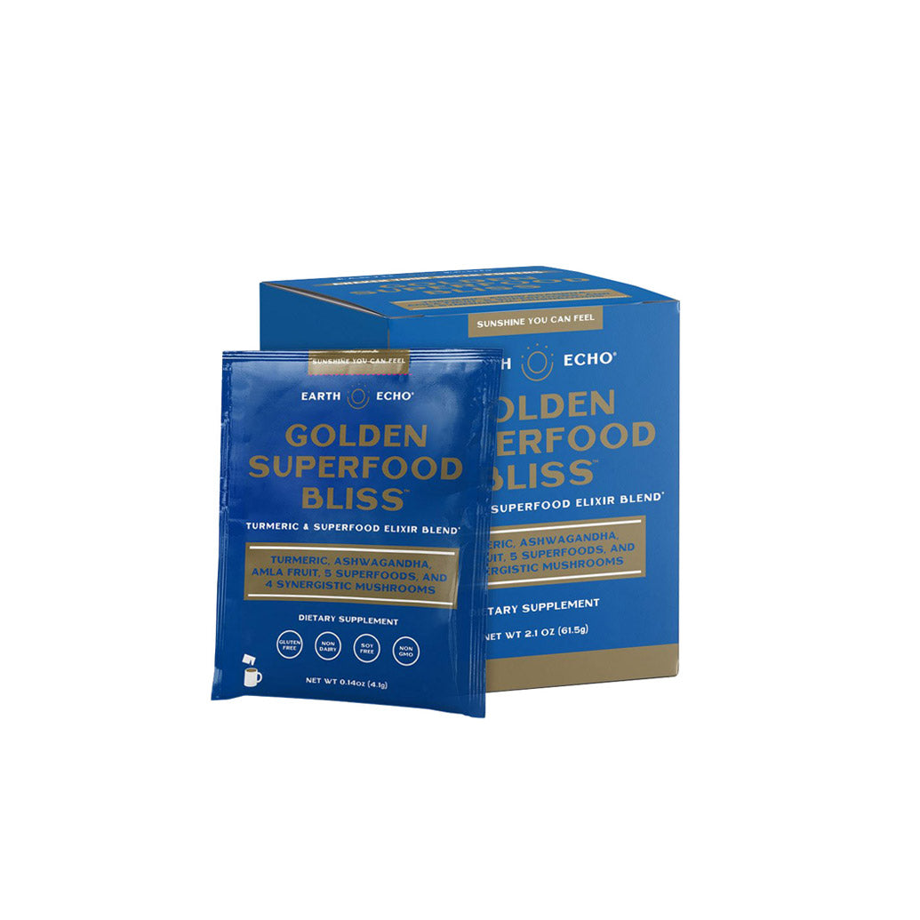 Earth Echo Foods Golden Superfood Bliss Travel Packs