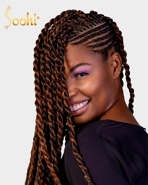 The one hair style you can't go wrong with, half pencil with goddess braids.  - YouTube