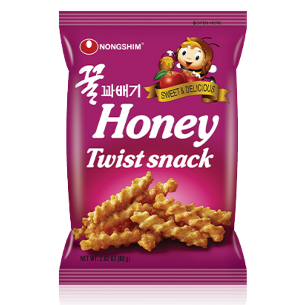 Nongshim Honey  Twist  Snack  80g Seoul Mills