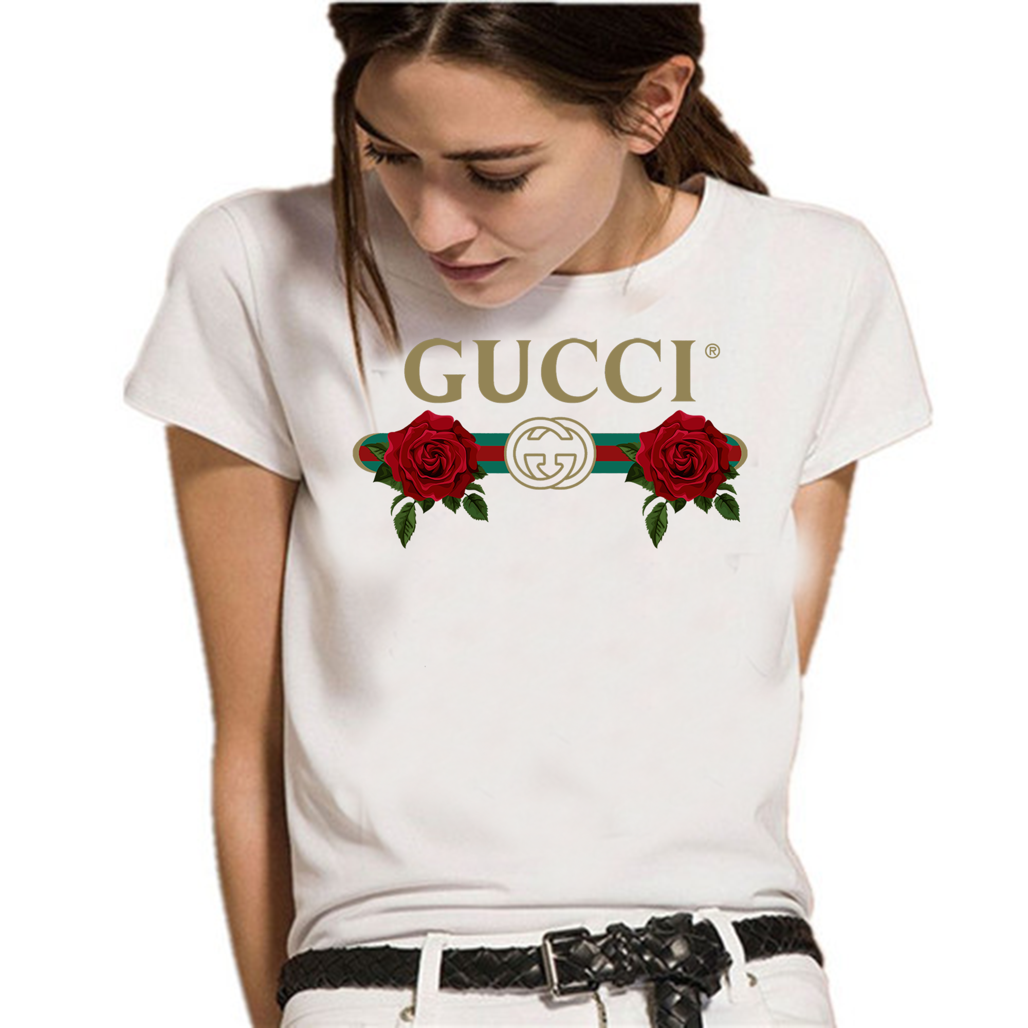 gucci flower t shirt