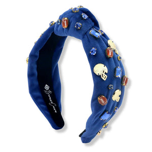 Fan Gear Football Headband - Blue - Chandler Country Store