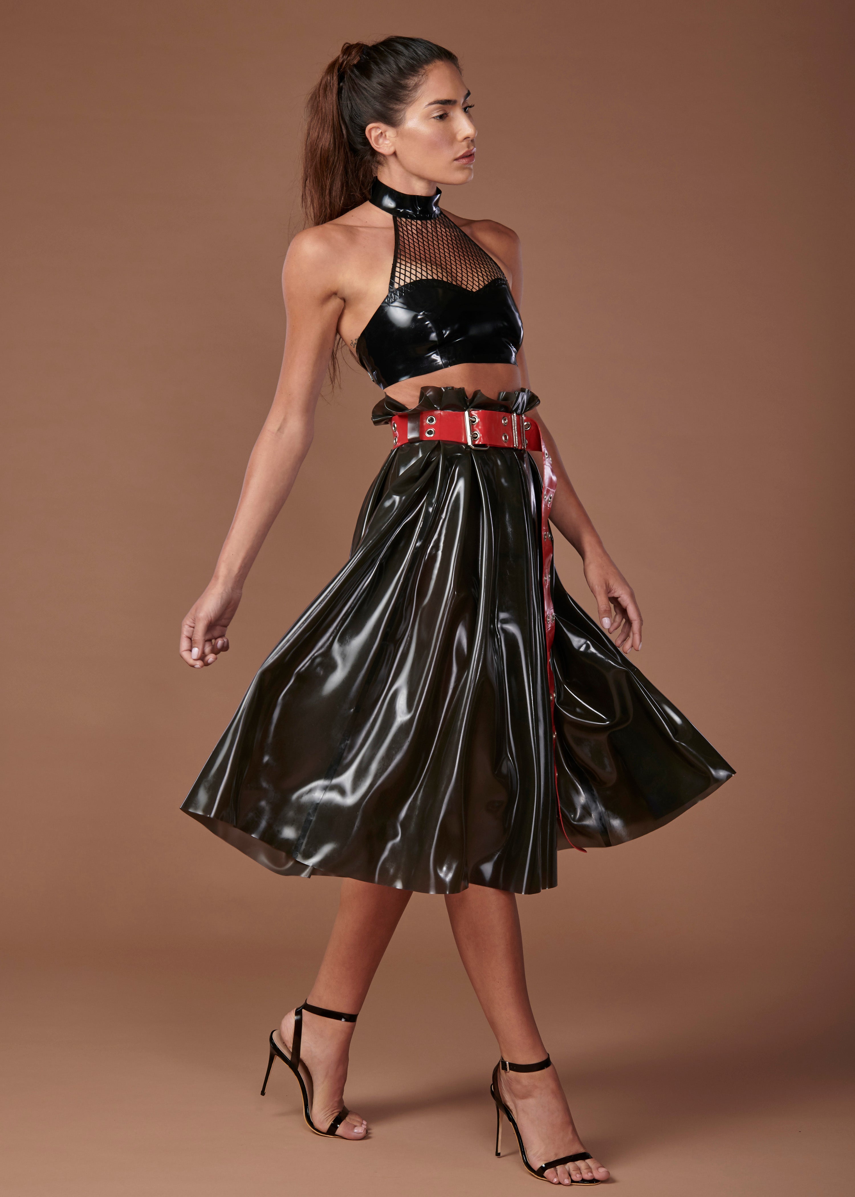 Latex rubber skirts and pants for women by Vex Clothing - Custom Made ...