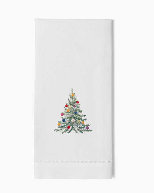 Holiday Cat Tree Hand Towel