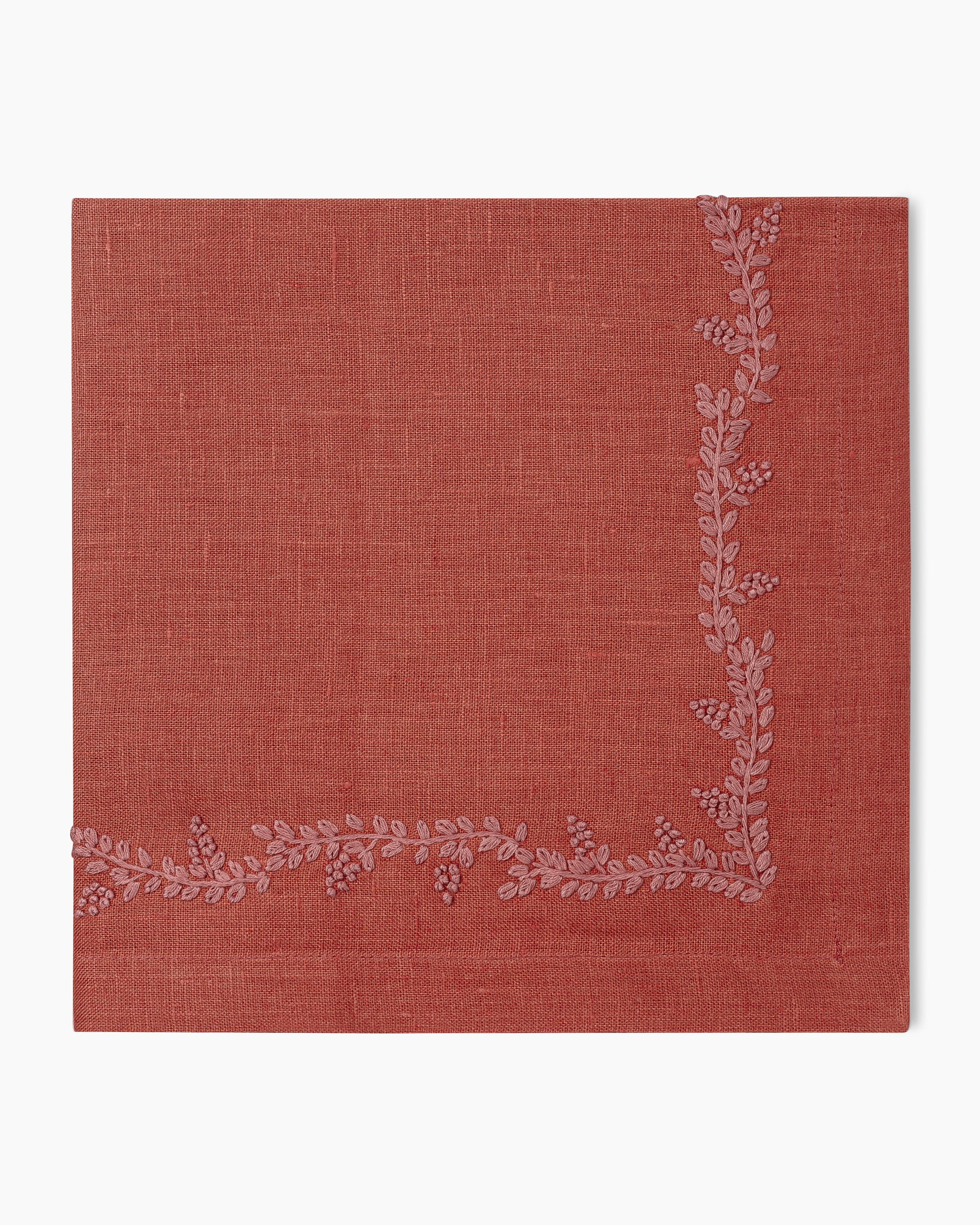 Prism Vine Linen Dinner Napkin