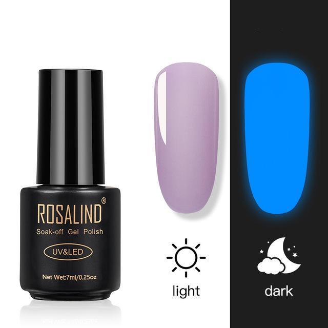 purple glow in the dark nail polish