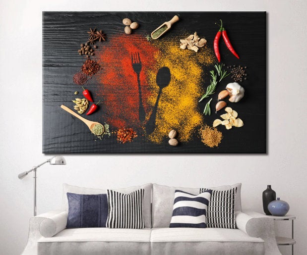 unique wall art for kitchen