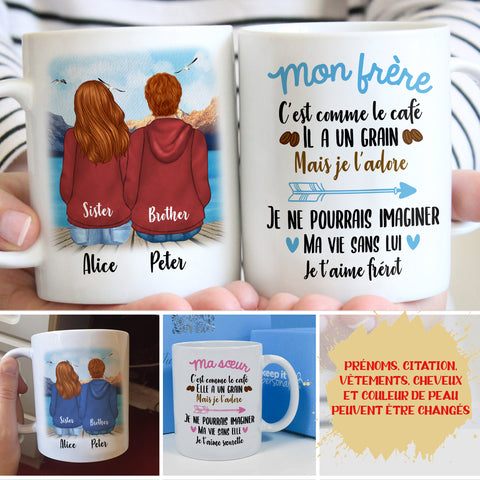 Mug Personnalisé - Toutes Les Femmes Naissent Égales - TESCADEAUX