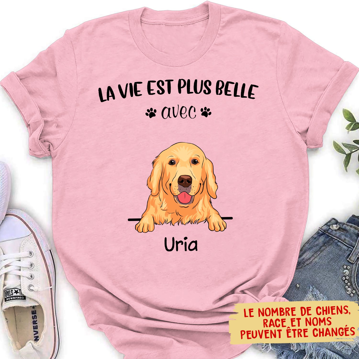 T shirt Photo Personnalis Mon Chien TESCADEAUX