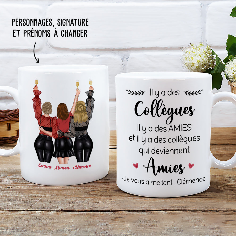 Cadeau Mug personnalisé Humour Motivation, Prénom, dessin, photo, texte  personnalisable 🤍 Made in France