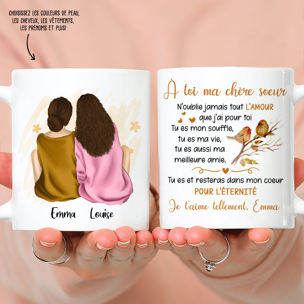 Mug Personnalise A Toi Ma Chere Soeur Tescadeaux