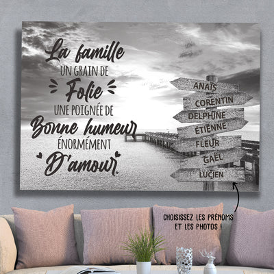 Toile Personnalisee Paysage Beaucoup D Amour Tescadeaux