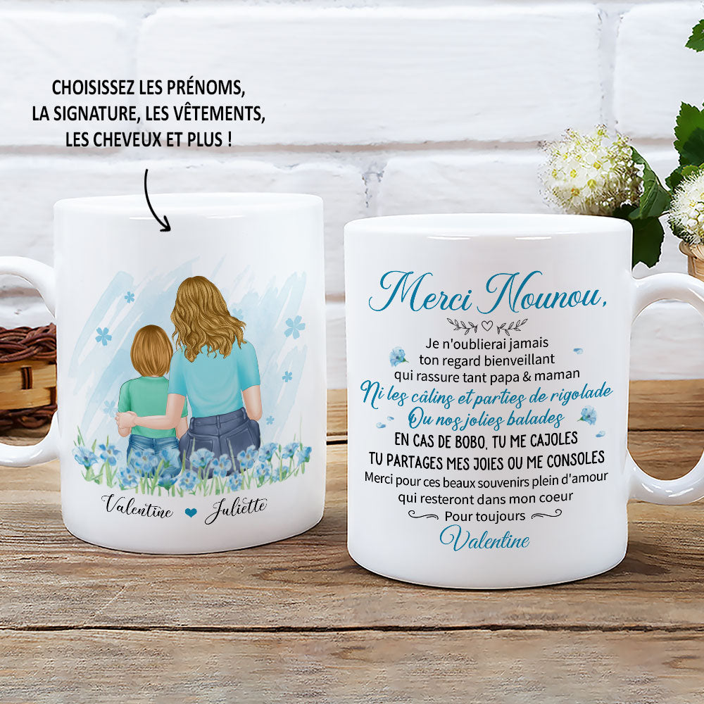 Tasses Pour Ami E S Et Sœurs Cadeau Meilleure Amie Mug Personnalise Meilleure Amie Etiquete Nounou Tescadeaux