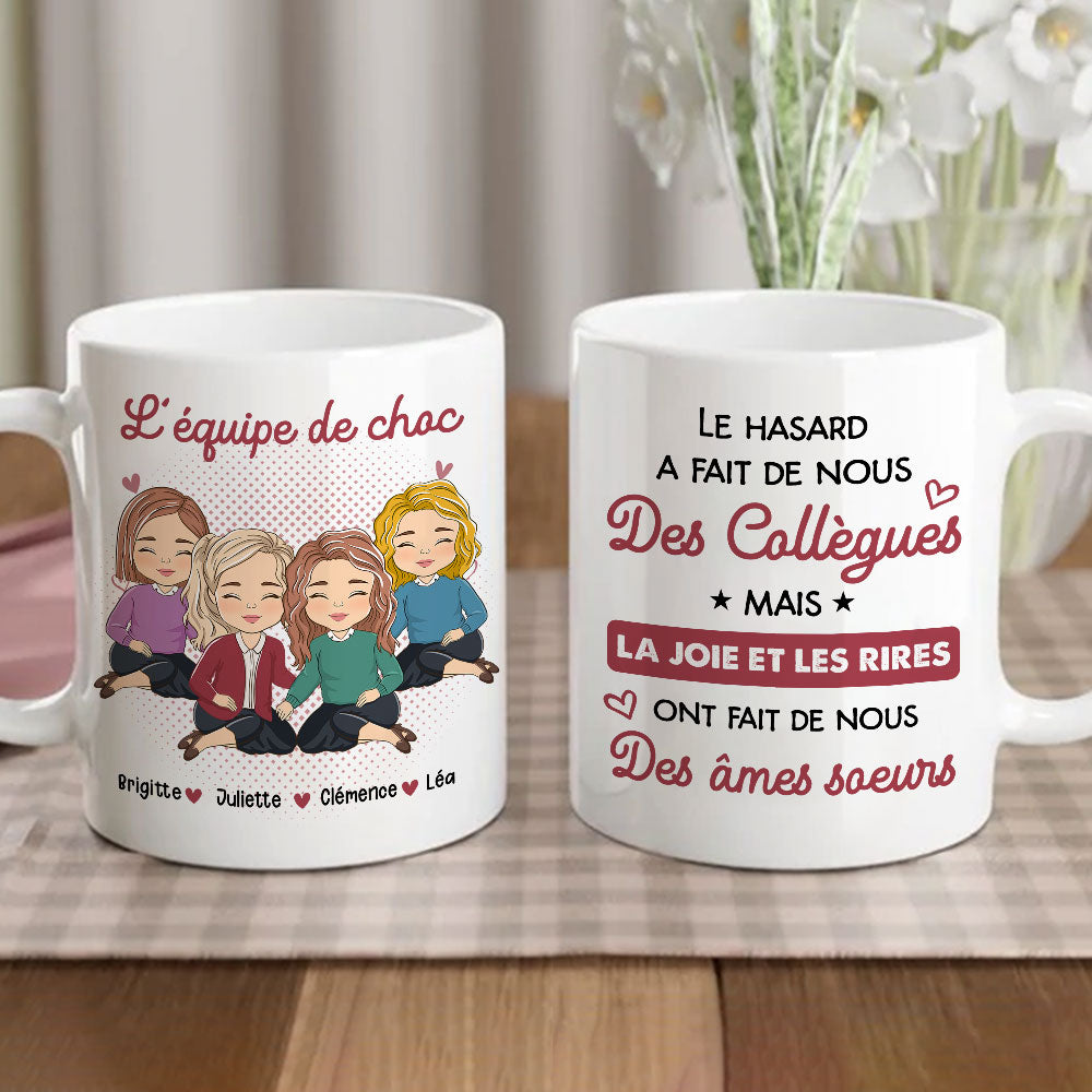 Cadeau Retraite Cadeau Départ Collègue Mug Personnalisé À Ma Collègue Le Plaisir Ont Fait 