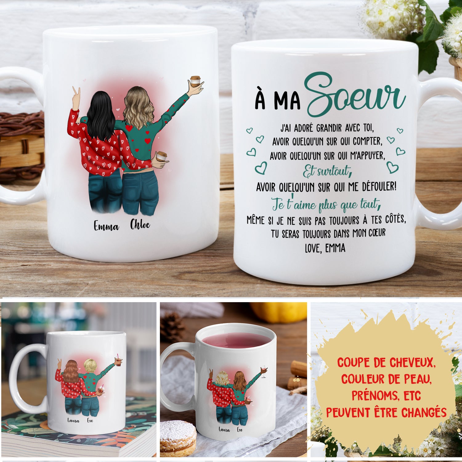 Tasse Personnalisé - Joyeux Noel Papa - Cadeau De Noël Pour Les Parent –  ToonAnything