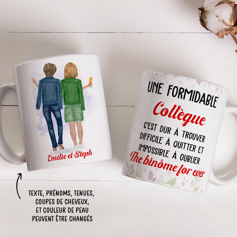 Mug Tu es une collègue formidable - Créa Bisontine