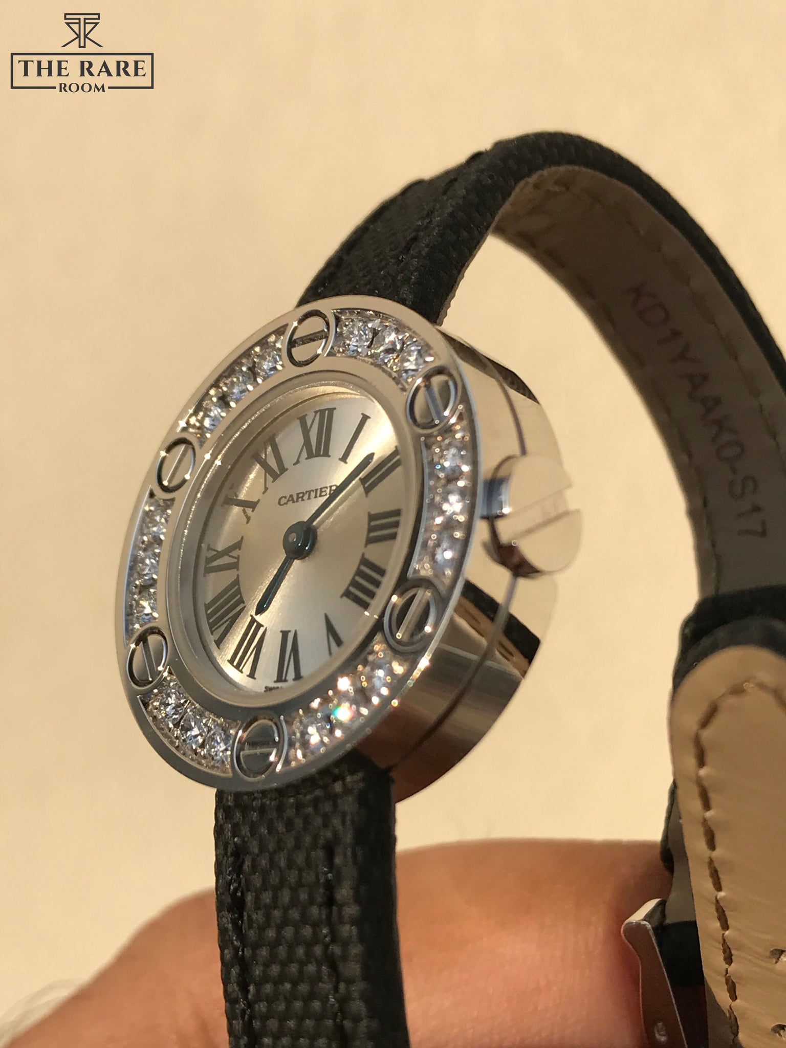 cartier love watch white gold