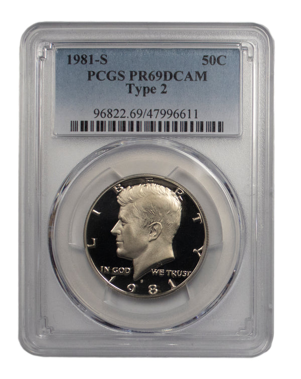 1981 -S Susan B Anthony Proof Dollar Type 2 (SBA) DCAM PCGS PR70