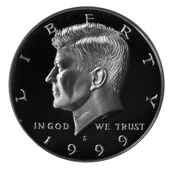 1990-1999 S Proof Kennedy Half Dollar Run CN-Clad 10 Coins