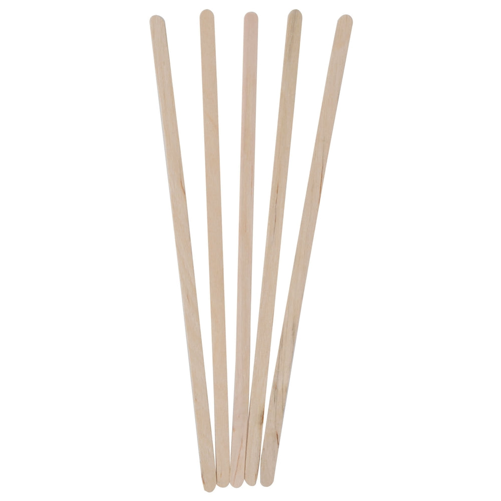 7.5 Inch Individually Wrapped Wood Coffee Stirrers – Eco Friendly Supplies