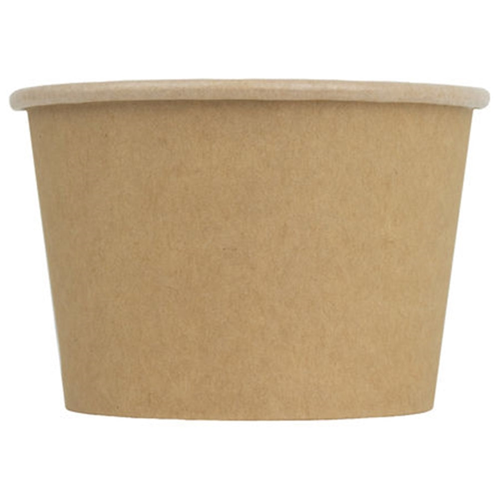 UNIQ® 8 oz Kraft Compostable Cups - Eco Friendly Supplies product image