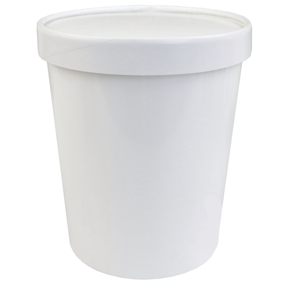 Ice Cream Containers with Lids - 16 Oz Pint Disposable Ice Cream