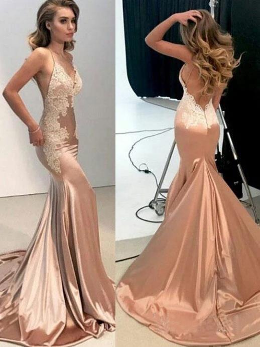 backless ball dress