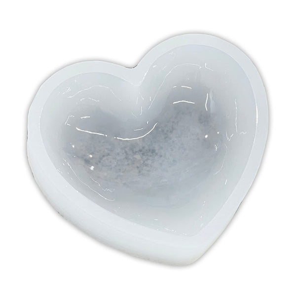 9x9x0.75 Heart Shaped Silicone Mold for Epoxy Resin - Heart Mold