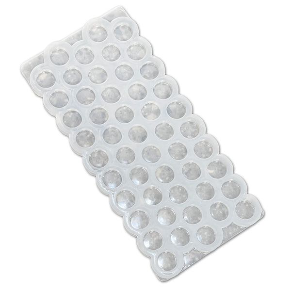 1.5x1.3x0.25 Hexagon Honeycomb Mosaic Tile Silicone Mold - 48 Hexagons x  1/4 Deep