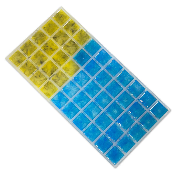 1.5x1.3x0.25 Hexagon Honeycomb Mosaic Tile Silicone Mold - 48 Hexagons x  1/4 Deep