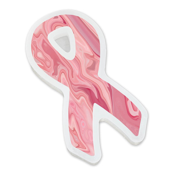 Cancer Ribbon Clear Acrylic Plexiglas Shape - Laser Wood Shapes