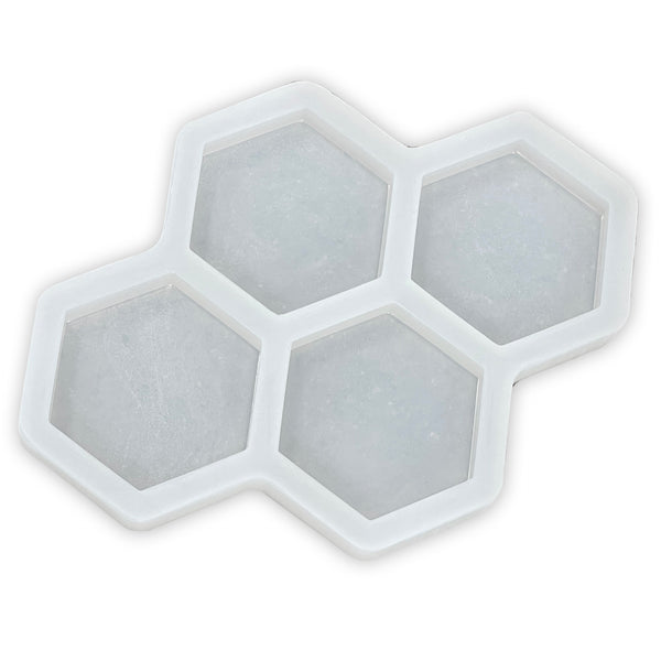 Christmas Gifts Clearance! SHENGXINY 2pcs Resin Molds Bee Resin Molds  Hexagon Silicone Honeycomb Molds for Epoxy Casting Crystal Agate Tray Resin