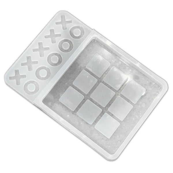 4x4x1 Thick 4 Coaster Silicone Mold - Square