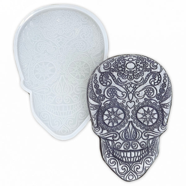 3D Skull Silicone Mold – PinkAlmonds