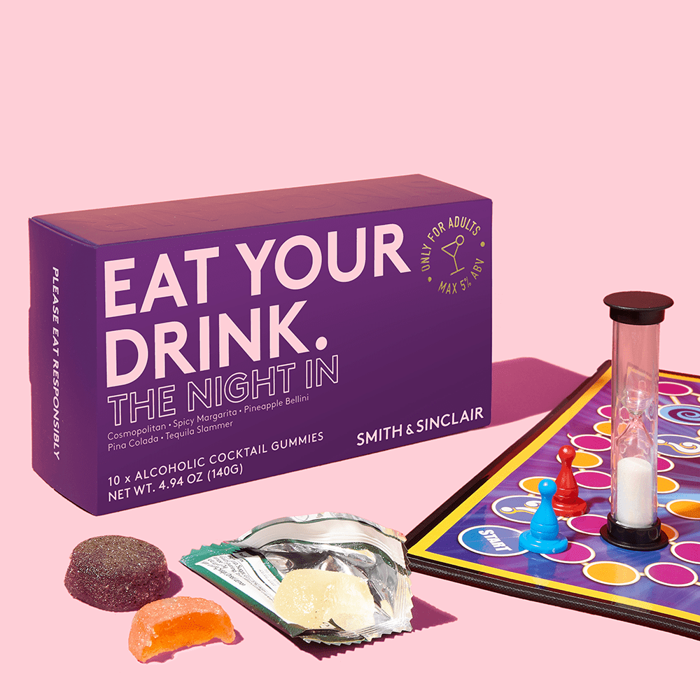 'The Night In' Alcoholic Cocktail Gummies - Smith & Sinclair UK