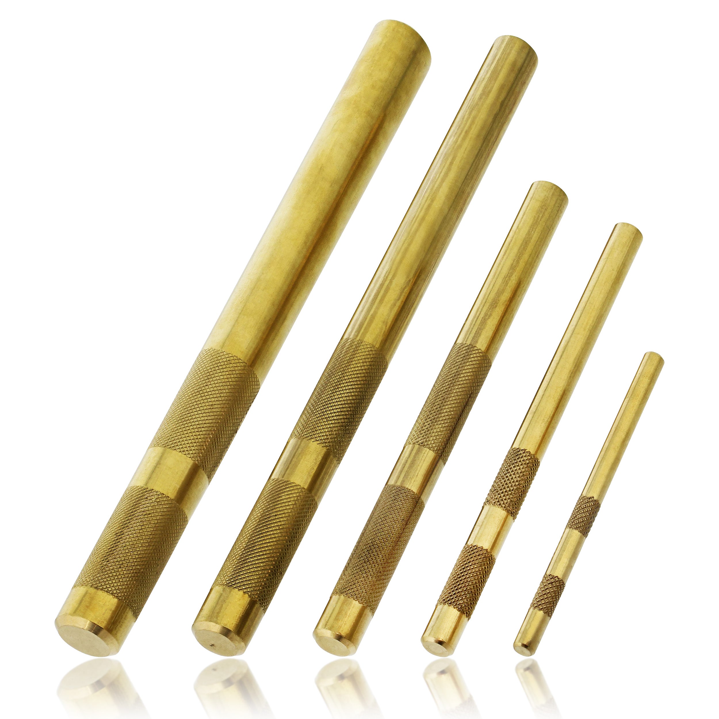 ABN Brass Drift Punch Set - Non-Marring Brass Chisel Punch for Auto Mechanics