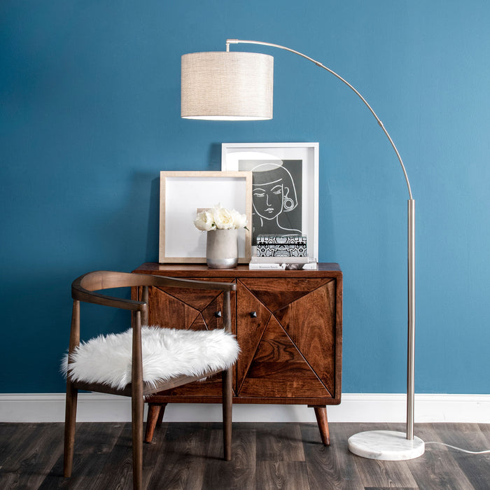 end table floor lamp combo