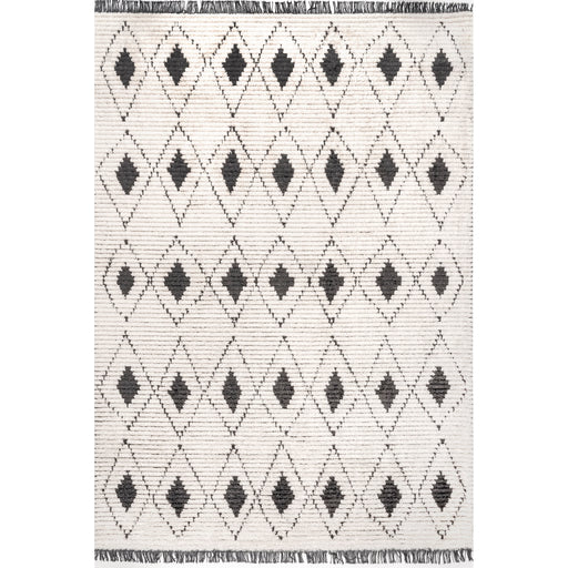 Francene Diamond Trellis Shag Area Rug — nuLOOM