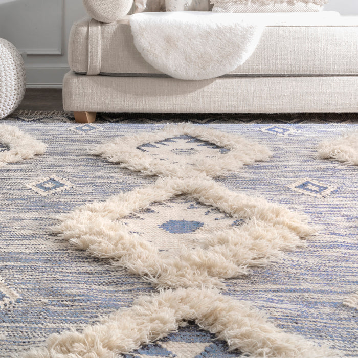 nuloom savannah moroccan fringe area rug