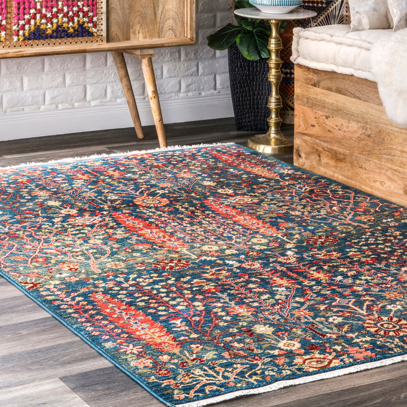 Dasilva Tribal Fringe Area Rug — nuLOOM