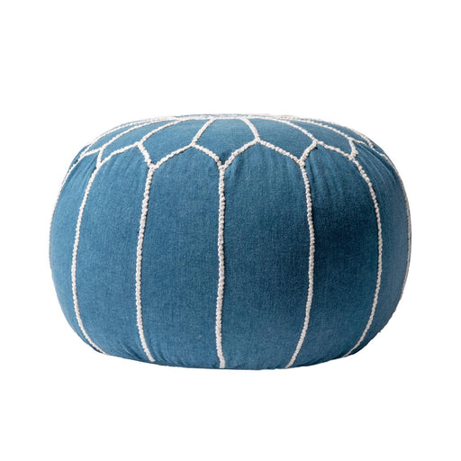 Fill Leather Pouf From Marrakesh With cloth and polyester ball - Heavy and  Beautiful Ottoman looks 