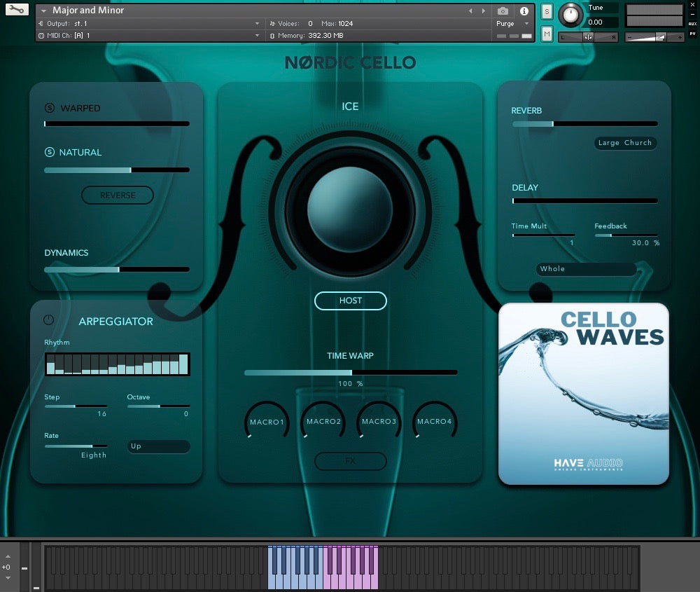 CELLO WAVES GUI PAG1
