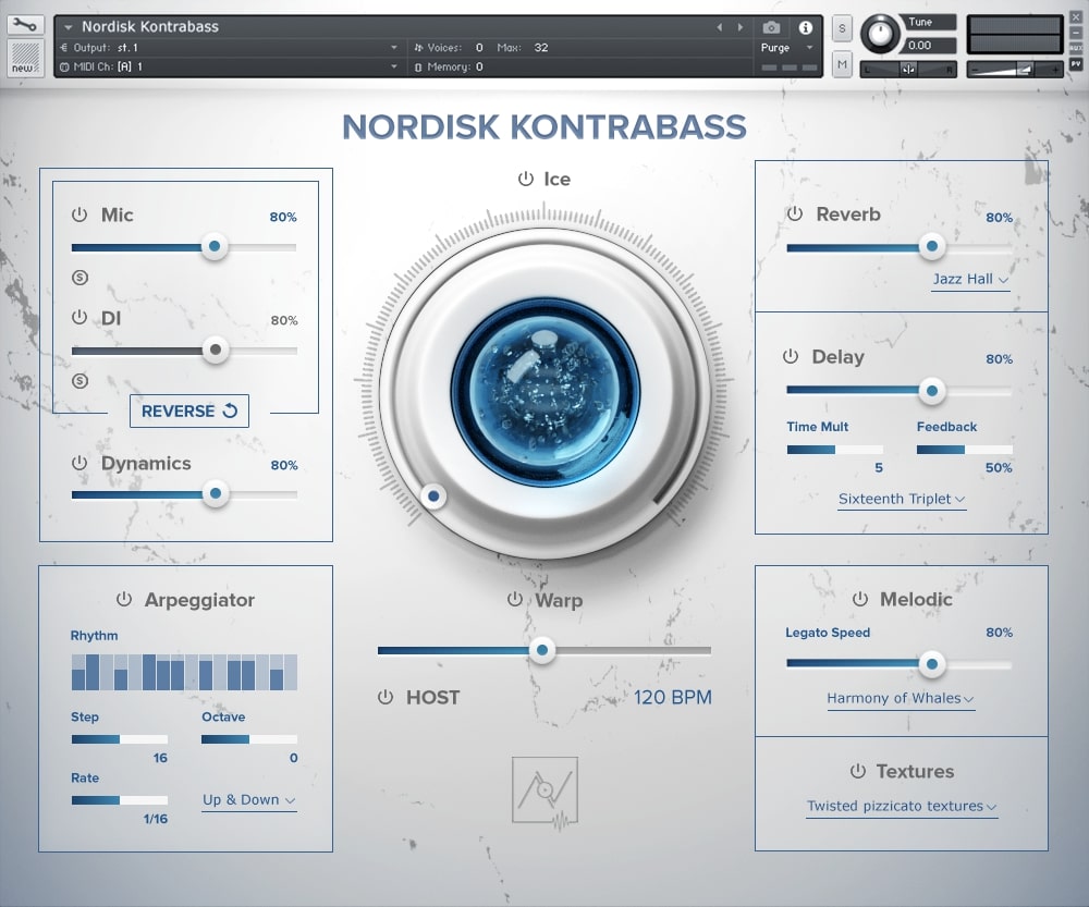 NORDISK KONTRABASS GUI