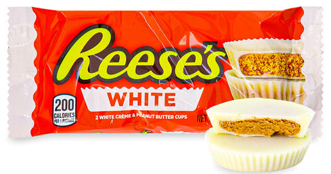 Reese's White Peanut Butter Cups - Classic Favourite - White Chocolate - Creamy Filling - Rich Flavour - Irresistible